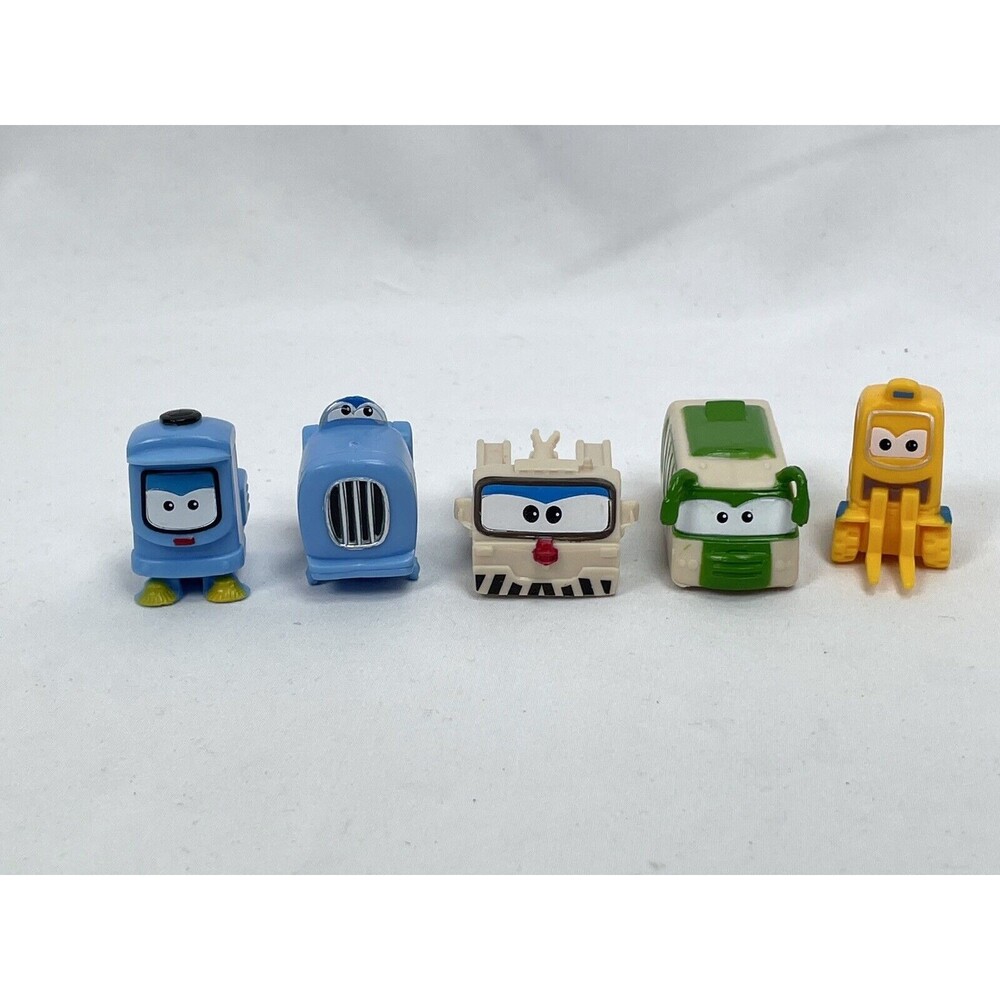 Super Wings Mini Blind Bag Figures Roy Joey Larry Silvia Sammy Set 5‎